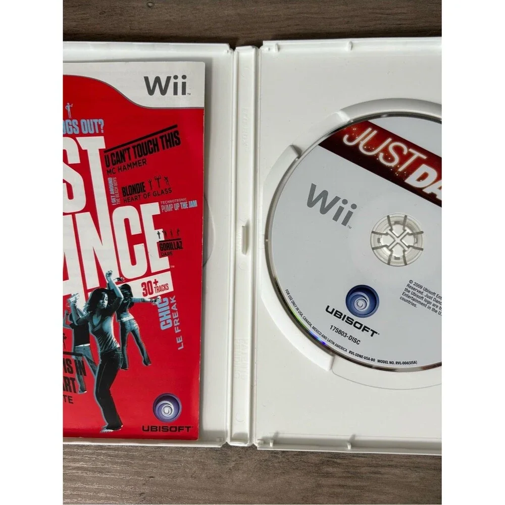 Just Dance (Nintendo Wii, 2009) Ubisoft Bink Video AiLive - Complete With Manual